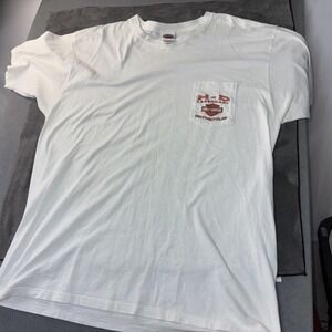 Harley-Davidson Shirt Men's 2XL White Chandler AZ Pocket Tee Desert 2000's